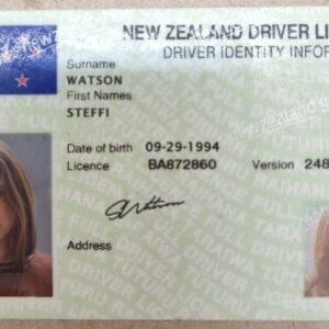 New Zealand Driving License