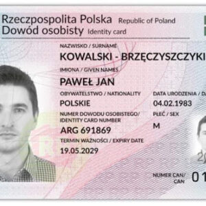 Polish ID card (Dowód Osobisty)